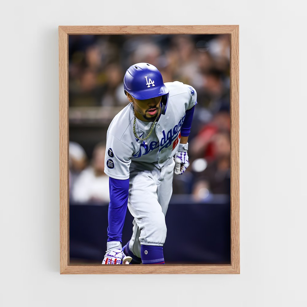 Poster Mookie en Action – affiche Baseball (vue 4)